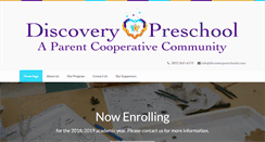 Desktop Screenshot of discoverypreschoolvt.com